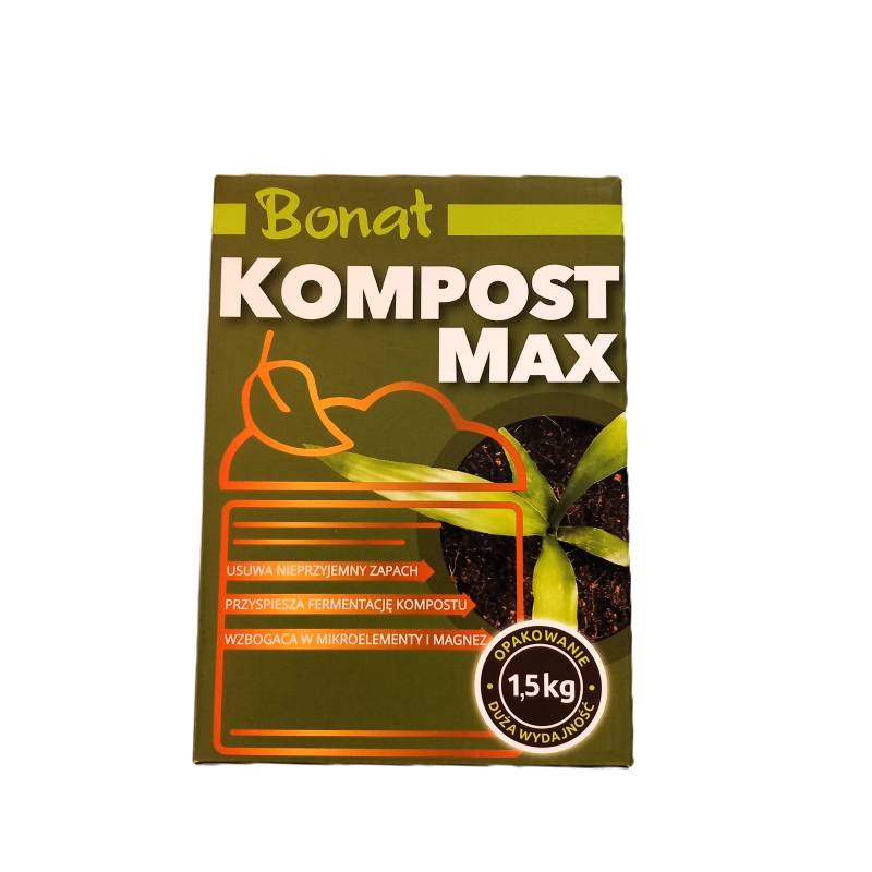 Bonat 1,5 kg Komposter Kompostmax Przyspiesza kompostowanie Pryzma