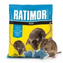 Ratimor 150g Pasta Niebieska Brodifakum na Szczury Myszy Saszetki Odporna na Wilgoć Skuteczna