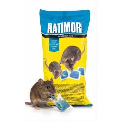 Ratimor 1kg Pasta Niebieska Brodifakum na Gryzonie Myszy Szczury Saszetki