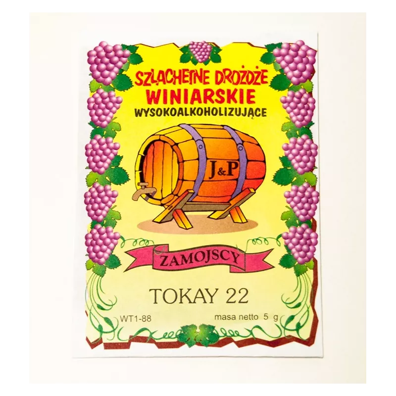 CHOMIK 5G SZLACHETNE DROŻDZE WINIARSKIE TOKAY 22