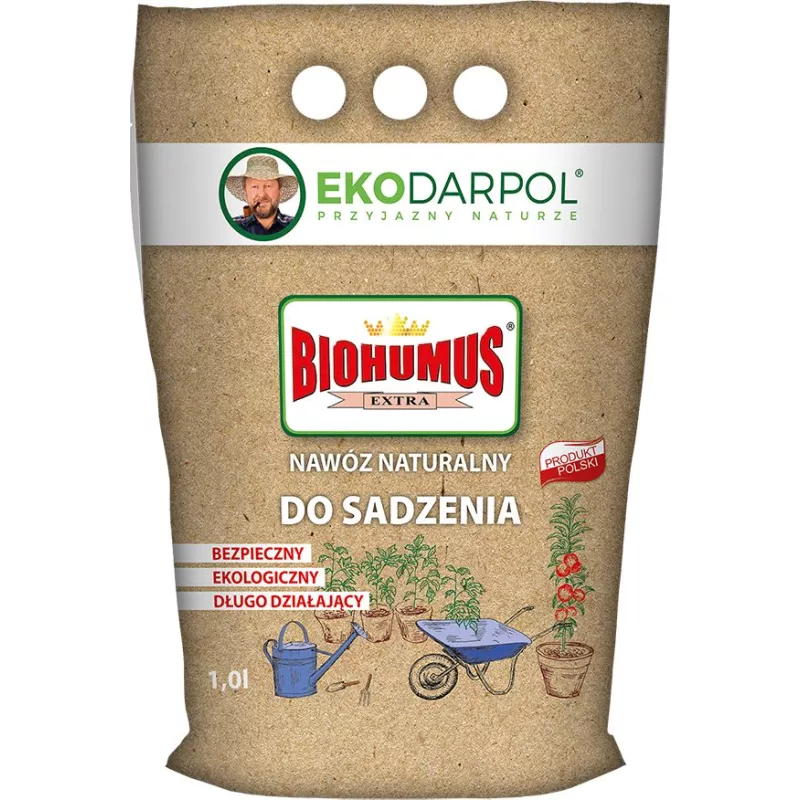 Ekodarpol 1l Biohumus Extra SM do sadzenia nawóz sypki ukorzenia