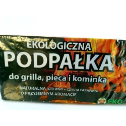 Ekodarpol 40 kostek Podpałka do grilla kominka rozpałka szara w kostkach