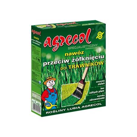 Agrecol 1kg Specjalistyczny nawóz przeciw żółknięciu do trawników