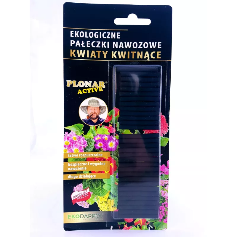 Ekodarpol 30szt. Pałeczki Plonar Active Kwiaty kwitnące koreczki do zasilania kwiatków