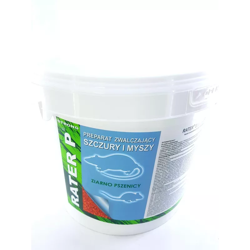 Rater Strong 3kg Ziarno Trutka na Myszy Szczury Silna Zasusza