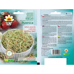Toraf 50g Pszenica Nasiona na kiełki kiełków pszenicy łagodne w smaku pyszny dodatek