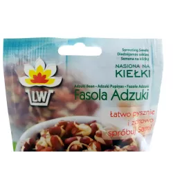 Toraf 50g Fasola Adzuki Nasiona Kiełki zamiast mięsa kiełkownica Źródło białka
