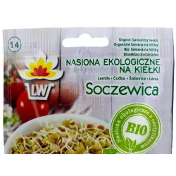 Toraf 30g Soczewica Bio-Ogranic Nasiona ekologiczne kiełków na kiełki soczewicy