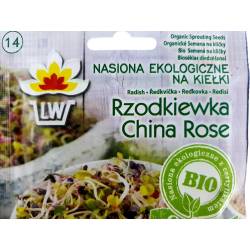 Toraf 20g Rzodkiewka China Rose Bio-Organic Nasiona ekologiczne na kiełki rzodkiewki