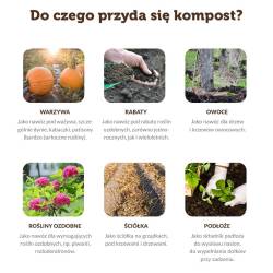 Forte 1,5 kg Komposter Kompostmax Nawóz Przyspiesza kompostowanie Pryzma
