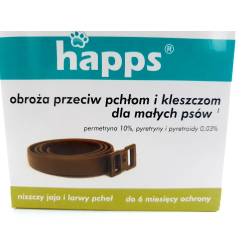 Happs 35cm Obroża przeciw pchłom i kleszczom dla małych psów 6 miesięcy ochrony