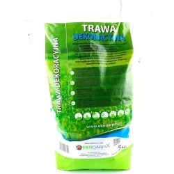 Ekodarpol 5kg Trawa Dekoracyjna nasiona mieszanka trawnikowa trawnik ozdobna wolno rosnąca 200m2
