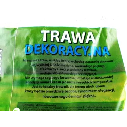 Ekodarpol 5kg Trawa Dekoracyjna nasiona mieszanka trawnikowa trawnik ozdobna wolno rosnąca 200m2