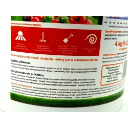 Ekodarpol 4 kg Nawóz organiczno-mineralny z aktywnym hydratem wapnia wapno dolomit kreda