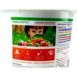 Ekodarpol 4 kg Nawóz organiczno-mineralny z aktywnym hydratem wapnia wapno dolomit kreda