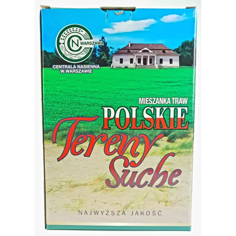 CNW 1 kg Trawa Polskie Tereny Suche nasiona traw trawnik mieszanka gazonowa gleby ubogie