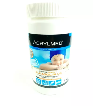 Acrylmed 1 kg Alkasol Plus preparat do podwyższania odczynu pH wody basenowej