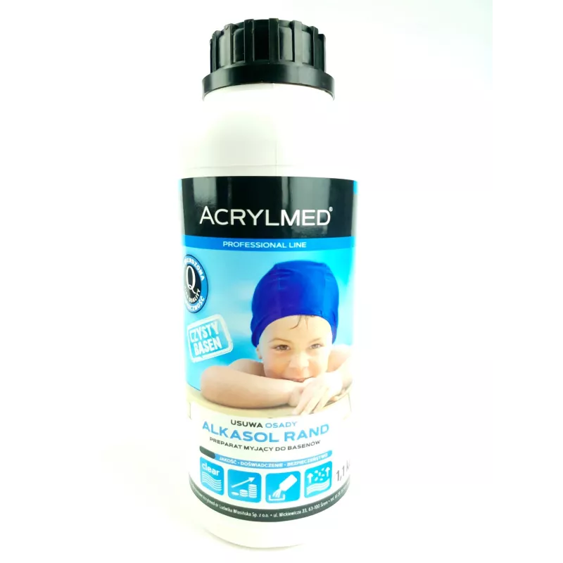 Acrylmed 1,1 kg Alkasol Rand preparat do mycia basenów, usuwa osady
