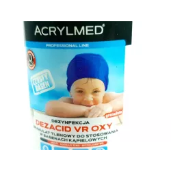 Acrylmed 0,1 kg Dezacid VR OXY Granulat tlenowy do dezynfekcji wody w basenach kąpielowych
