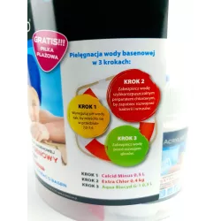 Acrylmed Zestaw do pielęgnacji wody basenowej do małych basenów piłka gratis