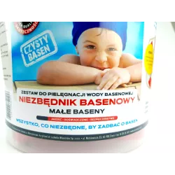 Acrylmed Zestaw do pielęgnacji wody basenowej do małych basenów piłka gratis