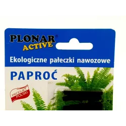 Ekodarpol 30 szt Paproć Plonar Active Ekologiczne pałeczki nawozowe do paproci