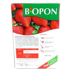 Biopon 1 kg Nawóz do wszystkich odmian truskawek i poziomek dorodne owoce