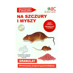 ABC 140g Granulat na szczury i myszy skuteczny mumifikuje trutka