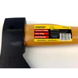 Consorte Siekiera mała uniwersalna AXE 600g trzonek drewno bukowe
