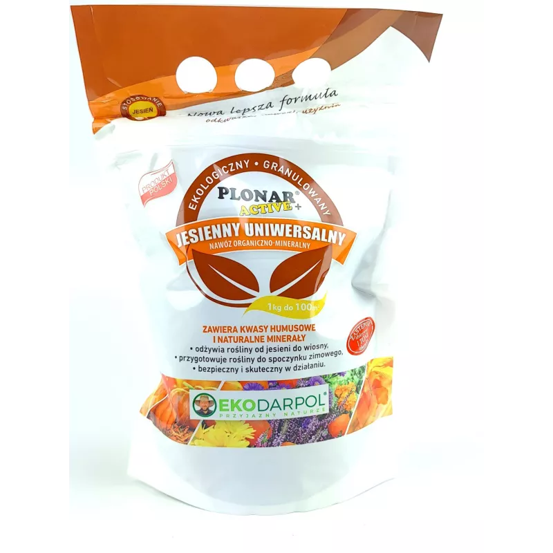 Ekodarpol 1kg Plonar Active Plus jesienny uniwersalny ekologiczny naturalny zamiast obornika
