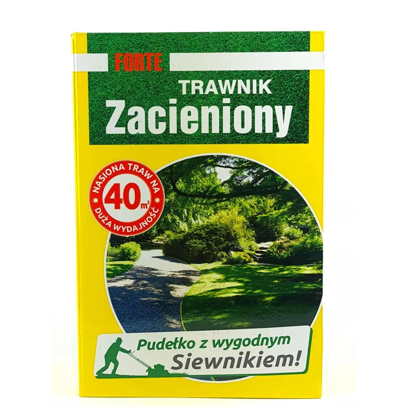 Forte 0,9 kg Trawnik Zacieniony mieszanka traw na tereny cieniste Piękny kolor Gęsta darń