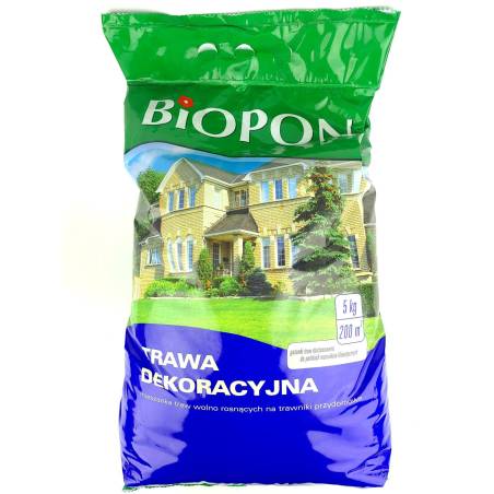 Biopon 5 kg Trawa dekoracyjna gazonowa ozdobna na trawniki ozdobne wiechlina