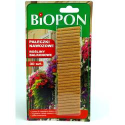 Biopon 30szt. Pałeczki nawozowe do roślin balkonowych begonie surfinie