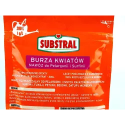 Substral 200 g Magiczna Siła Burza kwiatów nawóz do pelargonii i surfinii