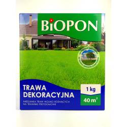 Biopon 1 kg Trawa dekoracyjna mieszanka gazonowa piekny trawnik
