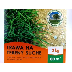 Biopon 2 kg Trawa mieszanka traw na tereny suche Odporna na suszę Zielona oaza