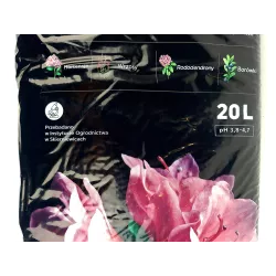 Wokas Smart 20l Ziemia do roślin kwaśnolubnych przebadana laboratoryjnie borówek azalii rododendronów