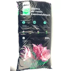 Wokas Smart 20l Ziemia do roślin kwaśnolubnych przebadana laboratoryjnie borówek azalii rododendronów