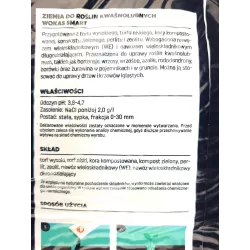 Wokas Smart 20l Ziemia do roślin kwaśnolubnych przebadana laboratoryjnie borówek azalii rododendronów