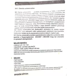 Wokas 20l Ziemia Uniwersalna BIO Eko do Ogrodu Upraw Warzyw Owoców