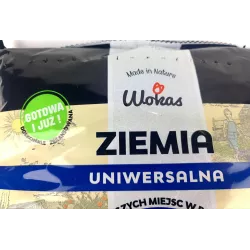 Wokas 10l Ziemia Prawdziwa Uniwersalna do Wszystkich Roślin Czarnoziem Wzbogacona Nawozem Wieloskładnikowym