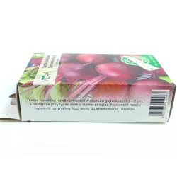 AbezA Burak ćwikłowy Czerwona Kula Taśma nasienna 6m karton duża zawartość cukru kulisty kształt